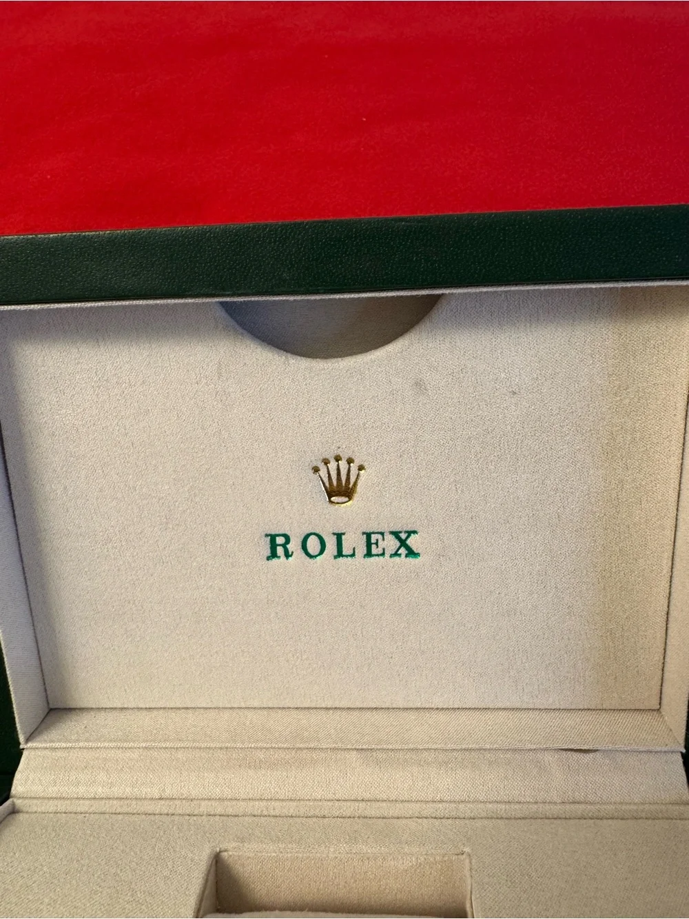 Green Rolex SA Watch Box Ref. 39139.04 Oyster S Inner Box Only